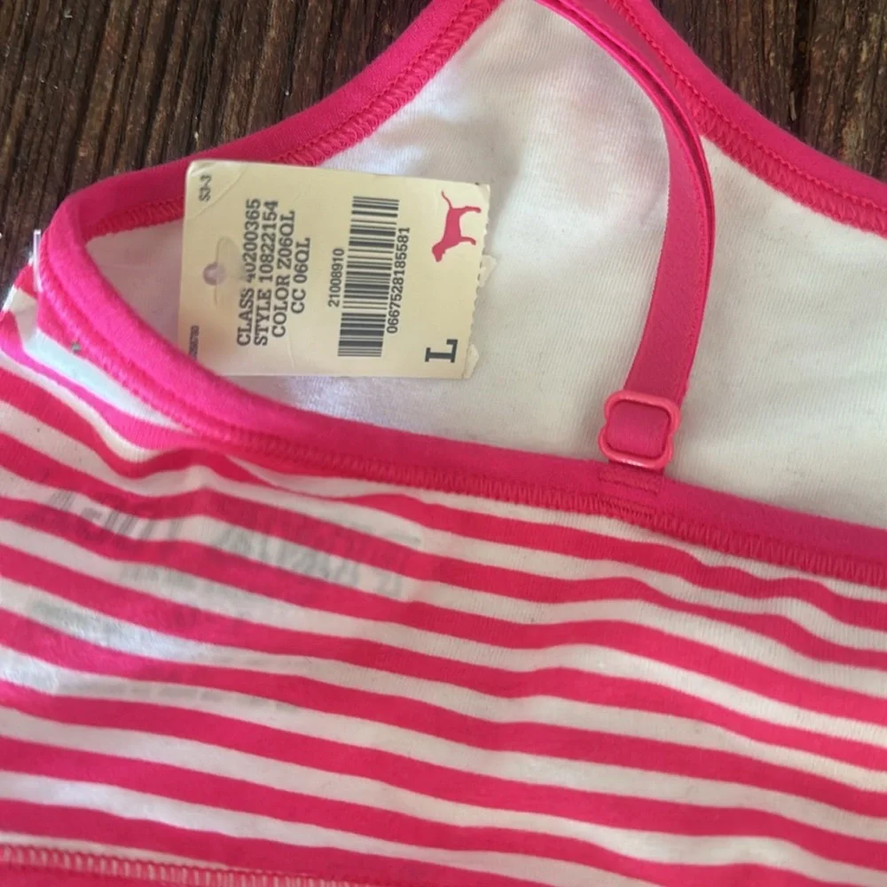 Victoria’s Secret Pink yoga striped sports bra NWT - Picture 4 of 6